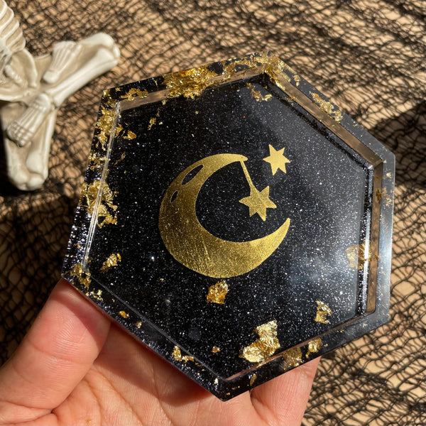 Moon + Stars Coaster